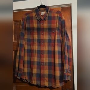 Duluth Trading Co Multicolor Plaid Casual Shirt